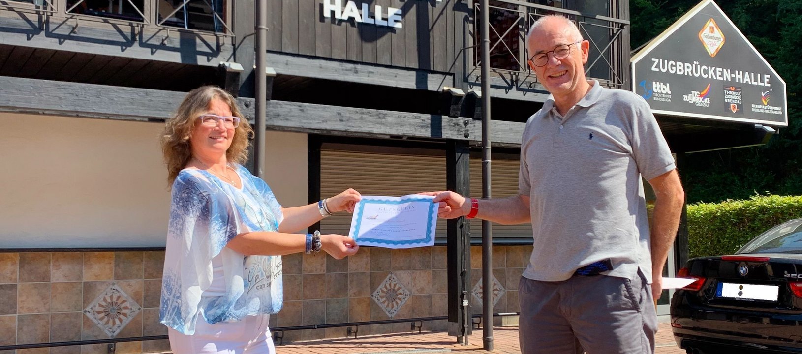 Gewinnerin und 2. Vorsitzender